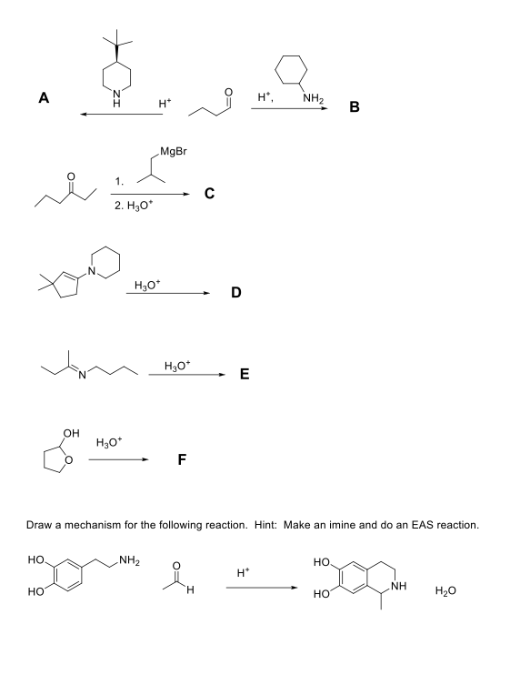 Solved O H' NH2 MgBr 2. H30 H3O OH H30 Draw a mechanism for
