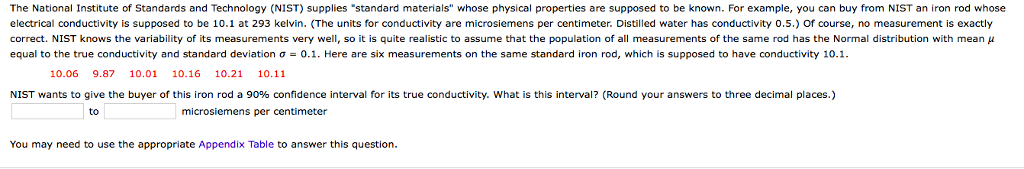THE NATIONAL INSTITUTE OF STANDARDS AND TECHNOLOGY SUPPLIES STANDARD MATERIALS visual data 4