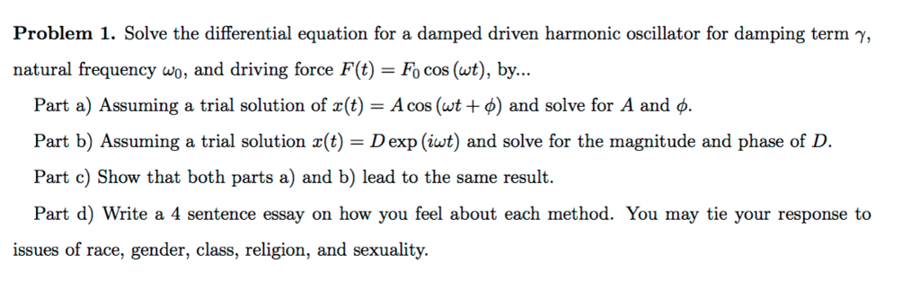 solved-problem-1-solve-the-differential-equation-for-a-chegg