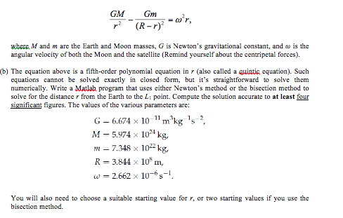 Solved Gm r 2 Gm R r 2 omega 2 r. where and m are Chegg