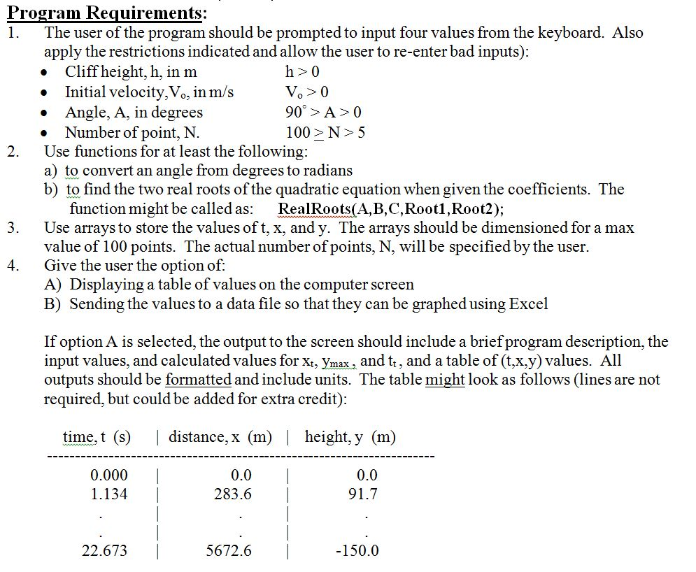 Solved Help, please help me create a C++ program based on | Chegg.com