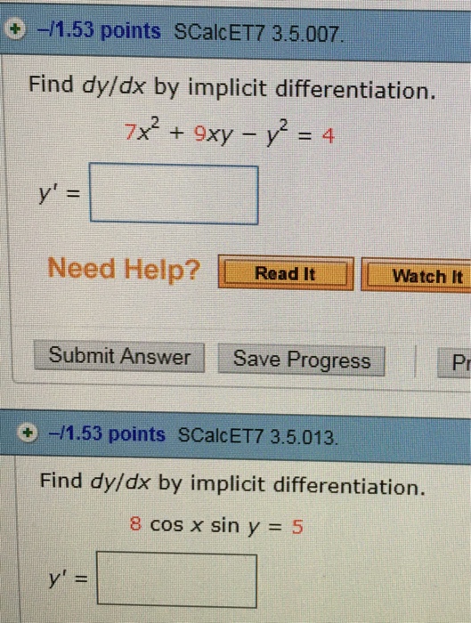 solved-find-dy-dx-by-implicit-differentiation-7x-2-9xy-chegg