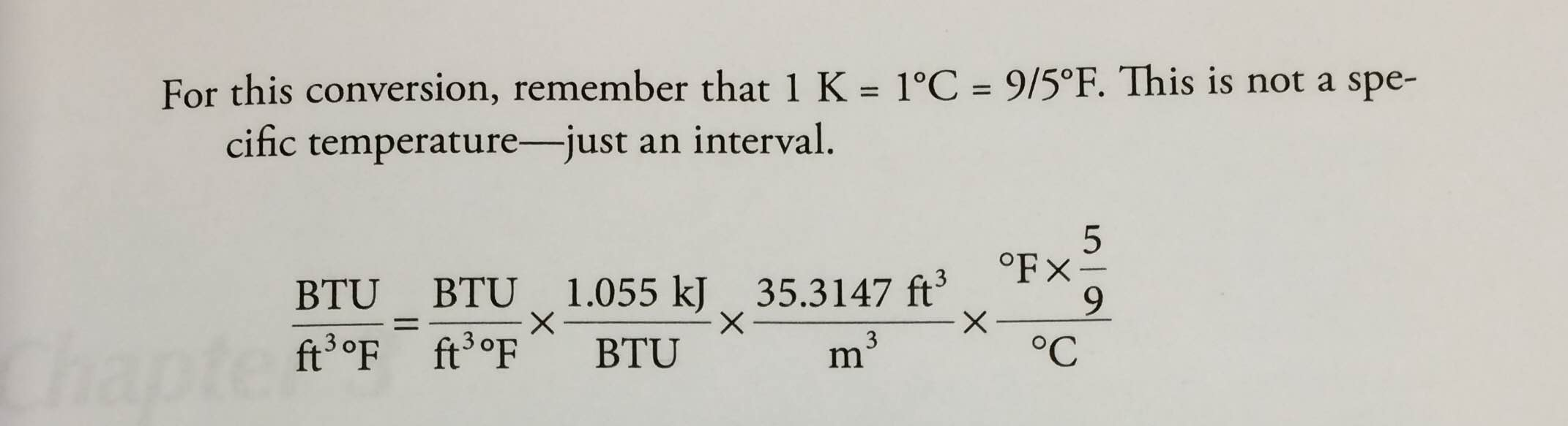 Solved BTUs Per Cubit Foot Degrees Fahrenheit Kilojoules Chegg
