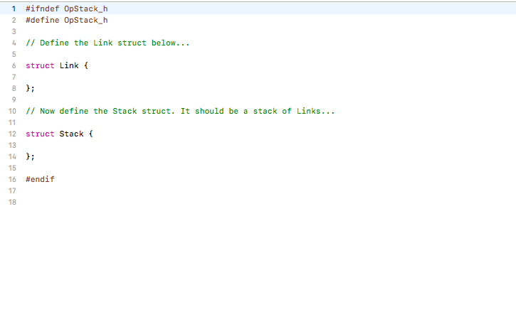 Solved Instructions Download and study the files OpStack.h, | Chegg.com
