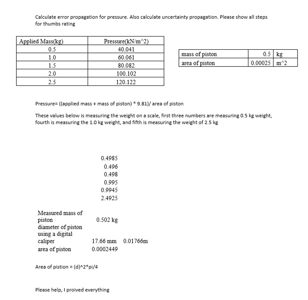 How To Calculate Error Propagation In Excel