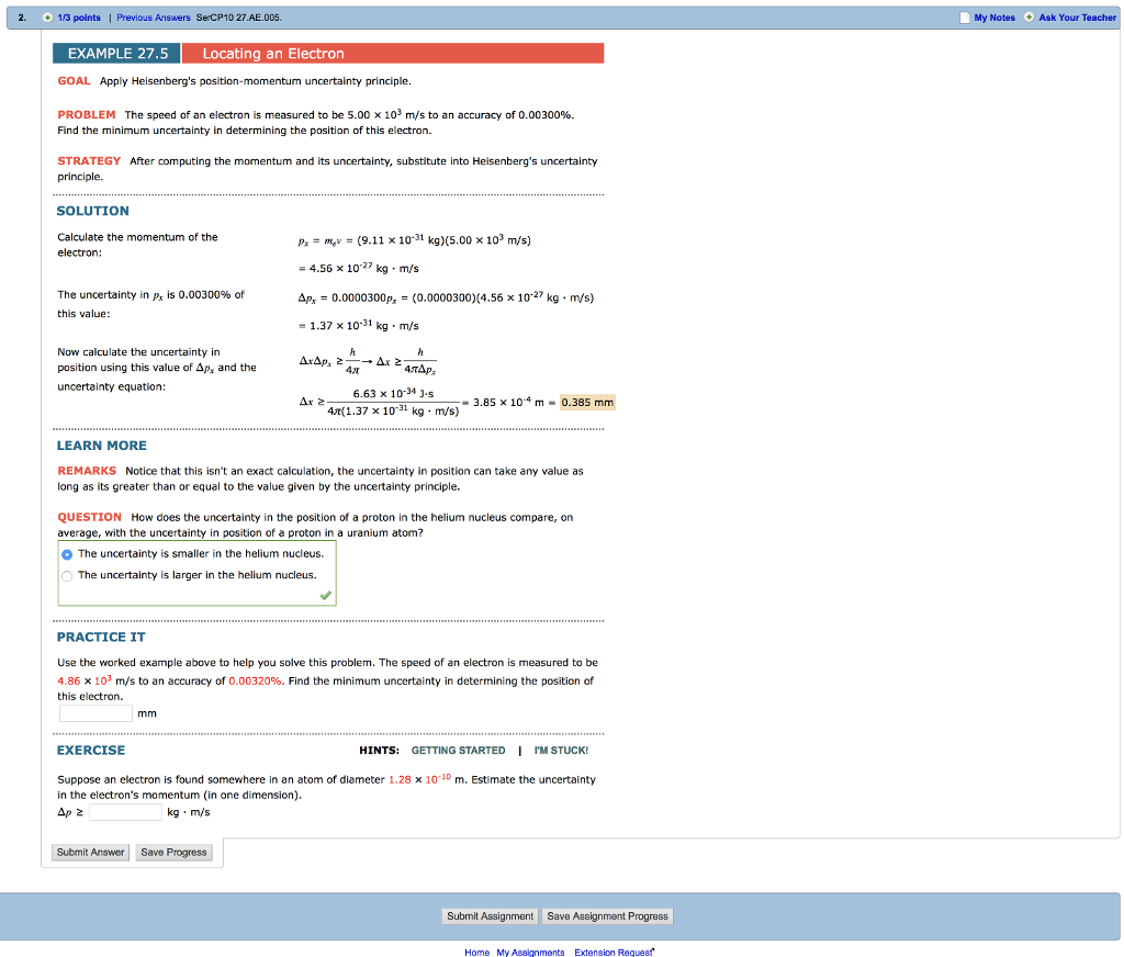 Solved Apply Heisenberg S Position Momentum Uncertainty Chegg