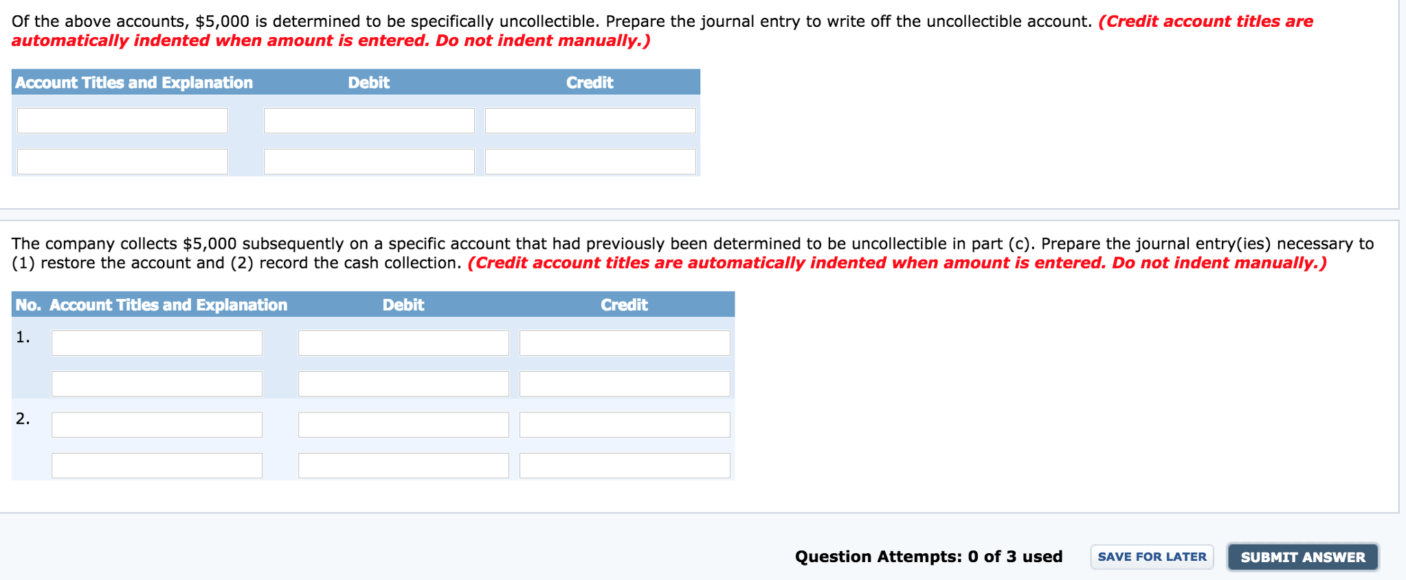 Solved Problem 8-1A Rianna.com uses the allowance method of | Chegg.com