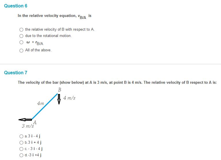 relative velocity solved problems pdf