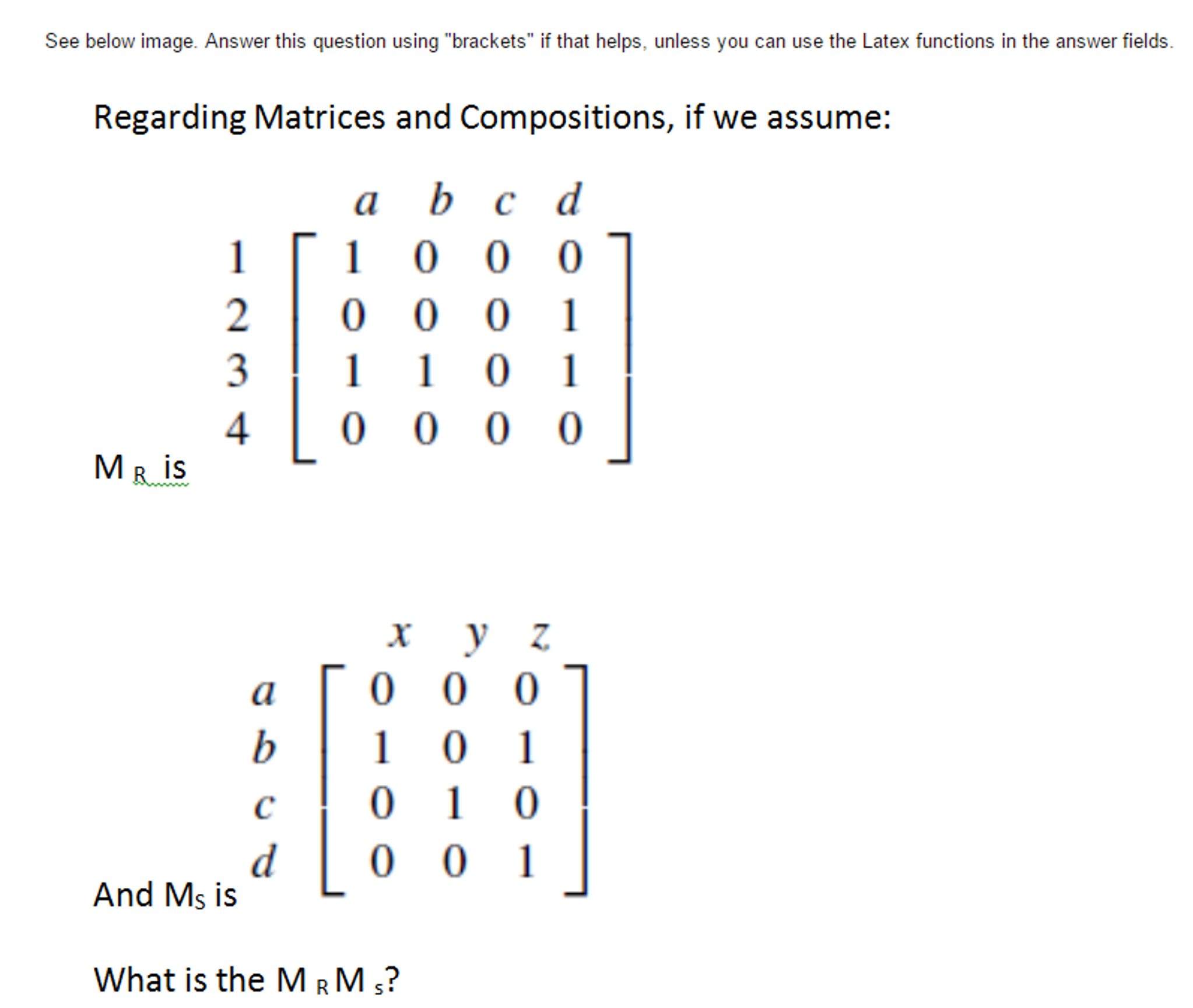 Solved See below image. Answer this question using