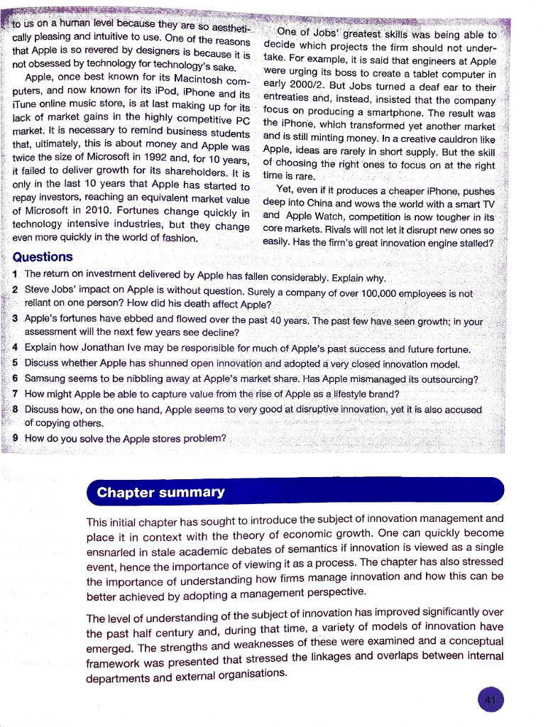 Apple case study solution image