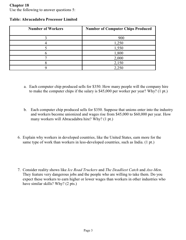 Solved Chapter18 Use The Following To Answer Questions 5 | Chegg.com