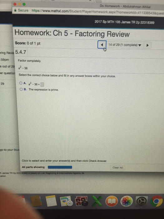 which choice is not a factor of 36