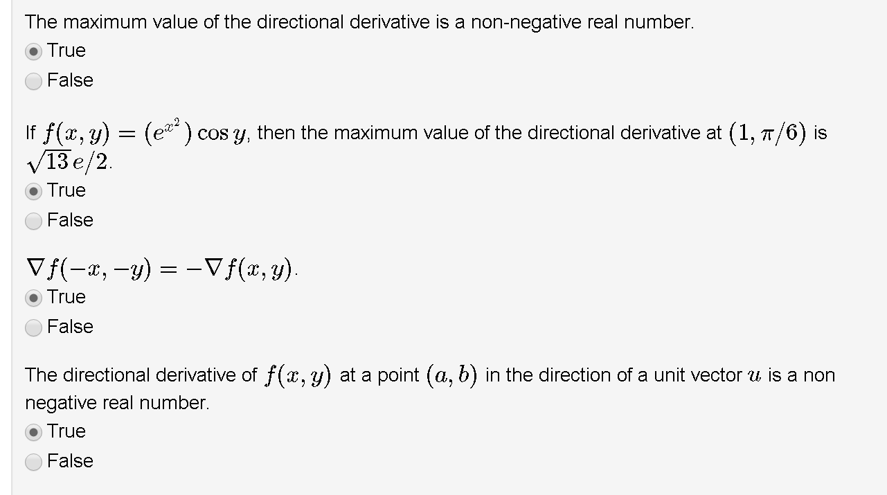 What Does The Directional Derivative Tell Us