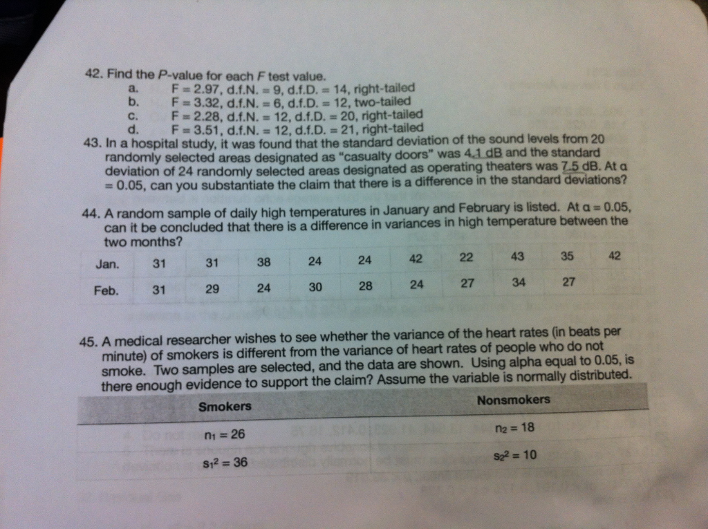 solved-42-find-the-p-value-for-each-f-test-value-a-chegg