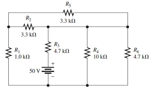 Solved 5 3.3 kΩ 3.3 kΩ 4.7 kΩ 4.7 kΩ | Chegg.com