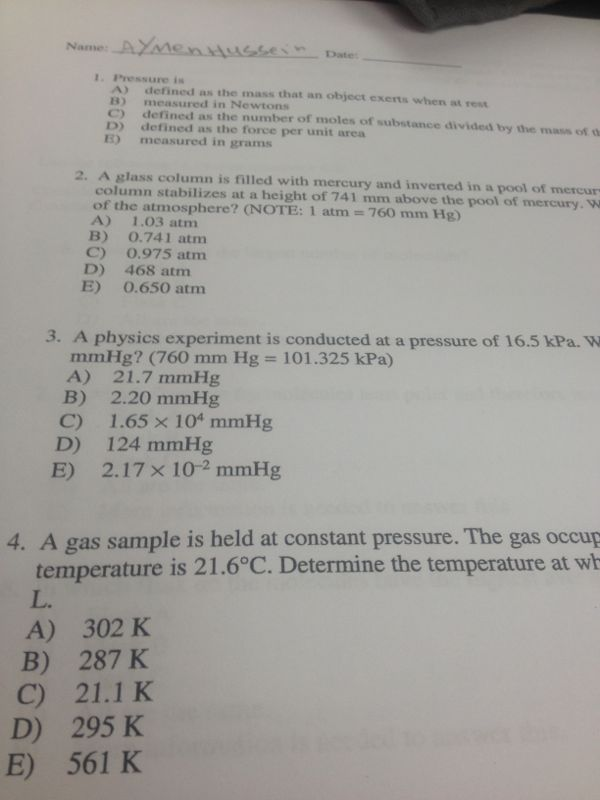 Solved 2 Calculate The Density Of F2 Gas At 26c And 755to Chegg Com