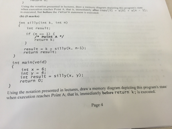Solved Using the notation presented in lectures, draw a | Chegg.com
