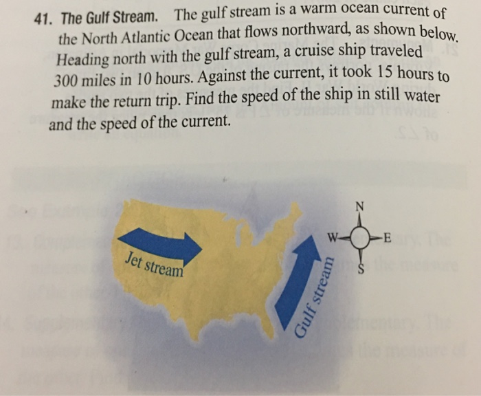 Solved The Gulf Stream. The gulf stream is a warm ocean