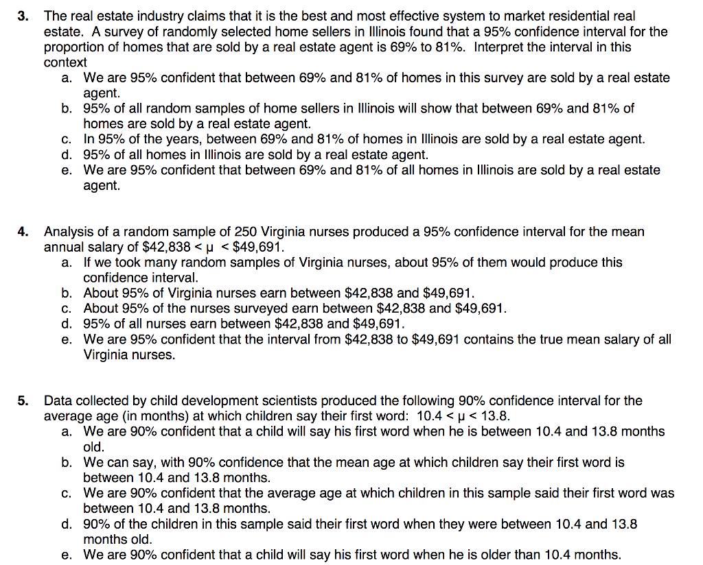 Solved 3. The real estate industry claims that it is the | Chegg.com