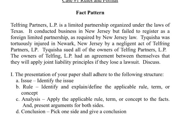 Solved Fact Pattern Telfring Partners, L.P. is a limited | Chegg.com