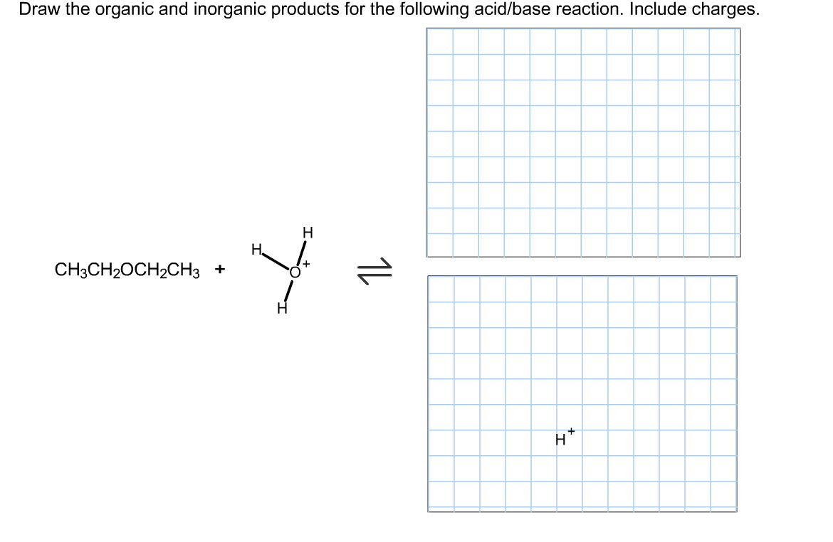 Solved Draw the organic and inorganic products for the | Chegg.com