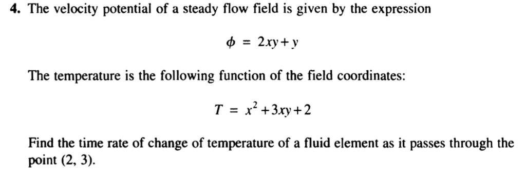 Solved The velocity potential of a steady flow field is | Chegg.com
