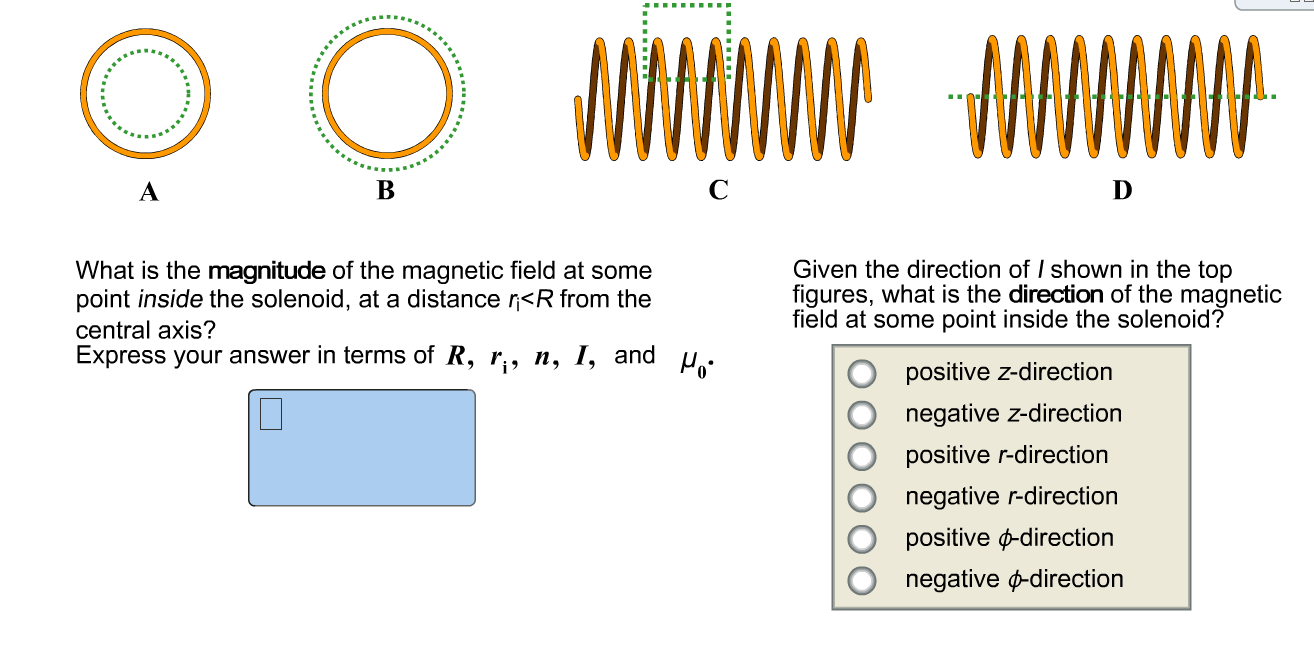 Solved Consider a long solenoid consisting of a coil of wire