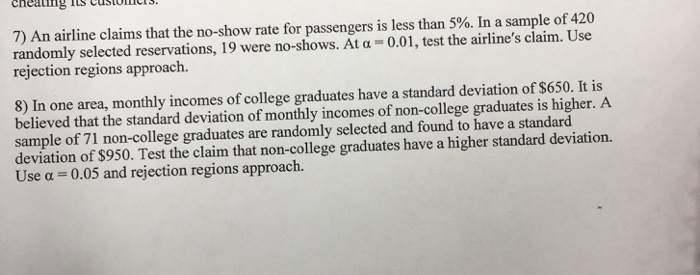 solved-an-airline-claims-that-the-no-show-rate-for-chegg