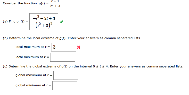 Solved Consider The Function G T T 1 3 T 2 3 A Find