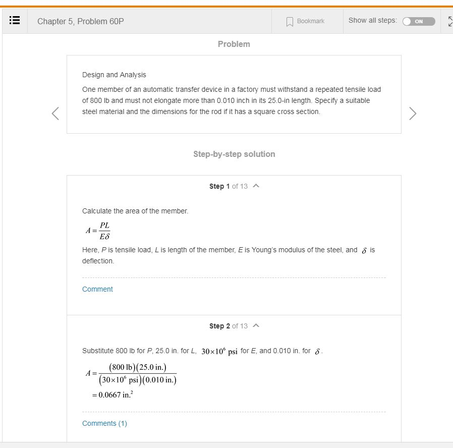 Solved Chapter 5, Problem 60P Bookmark Show all steps: | Chegg.com