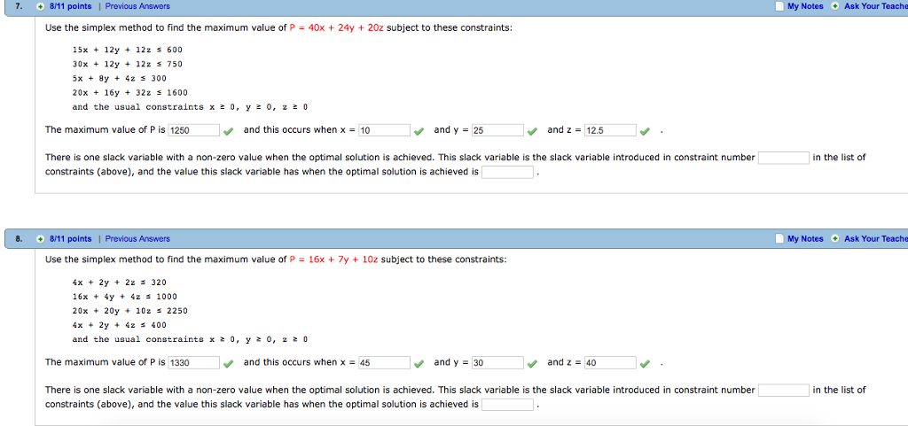 Solved Solve this linear programming problem using the | Chegg.com