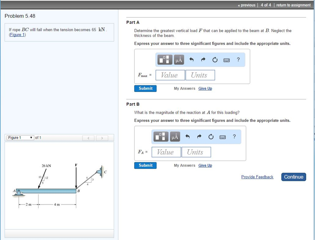 Solved If rope BC will fail when the tension becomes 65 kN. | Chegg.com