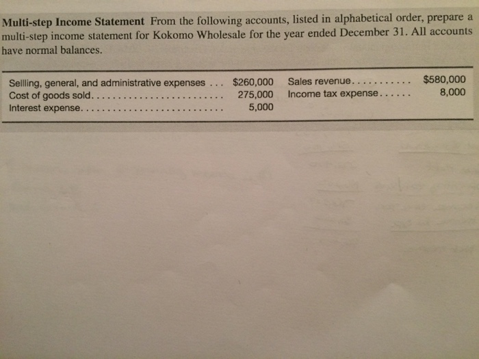 solved-multi-step-income-statement-from-the-following-chegg