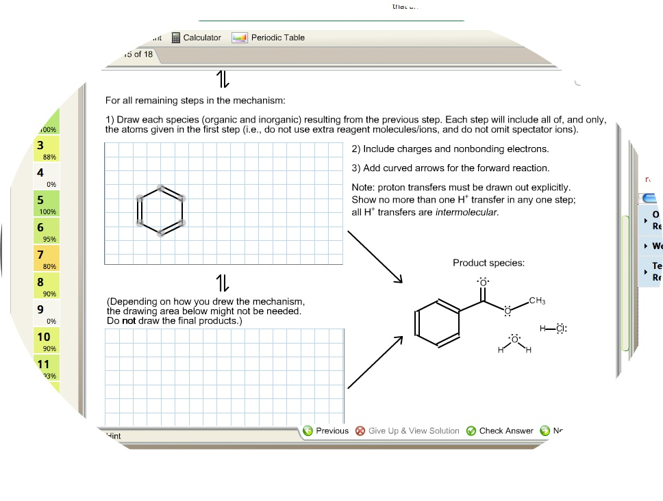 Solved For All Remaining Steps In The Mechanism: Draw Each | Chegg.com