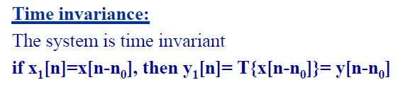 Solved Time invariance The system is time invariant 01, then | Chegg.com