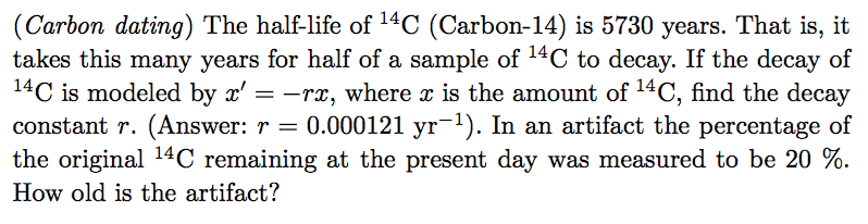 solved-the-half-life-of-14c-carbon-14-is-5730-years-that-chegg