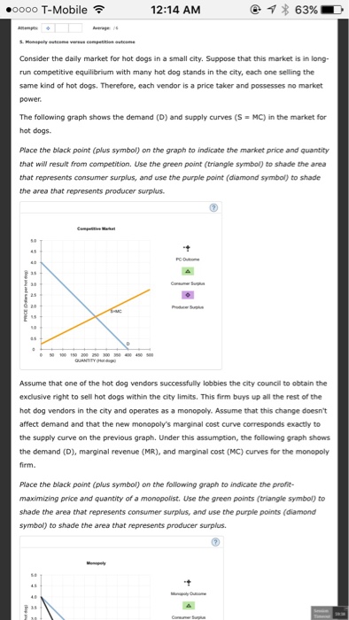 Solved ·0000 T-Mobile令 12:14 AM wws competition Consider the | Chegg.com