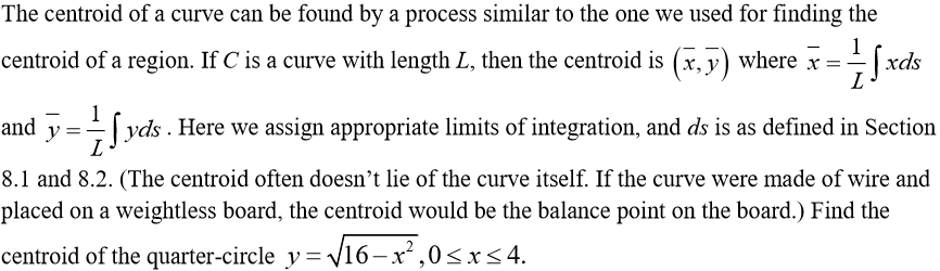 centroid of a closed curve