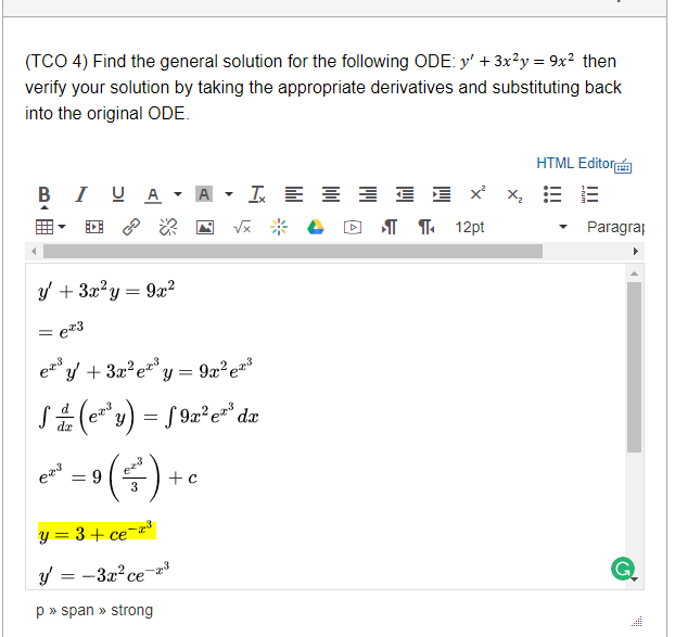 solution of ode solution of ode