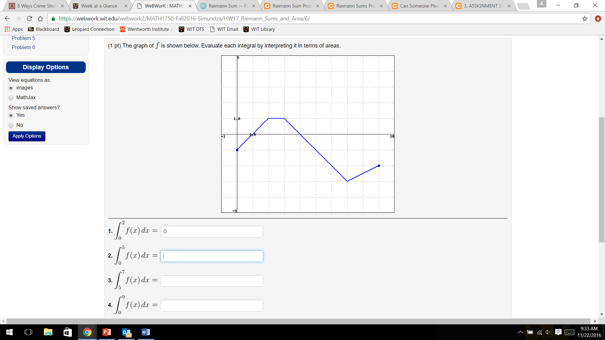 Solved A 8 Ways crime show x Week at a Glance x D WeBWorK | Chegg.com