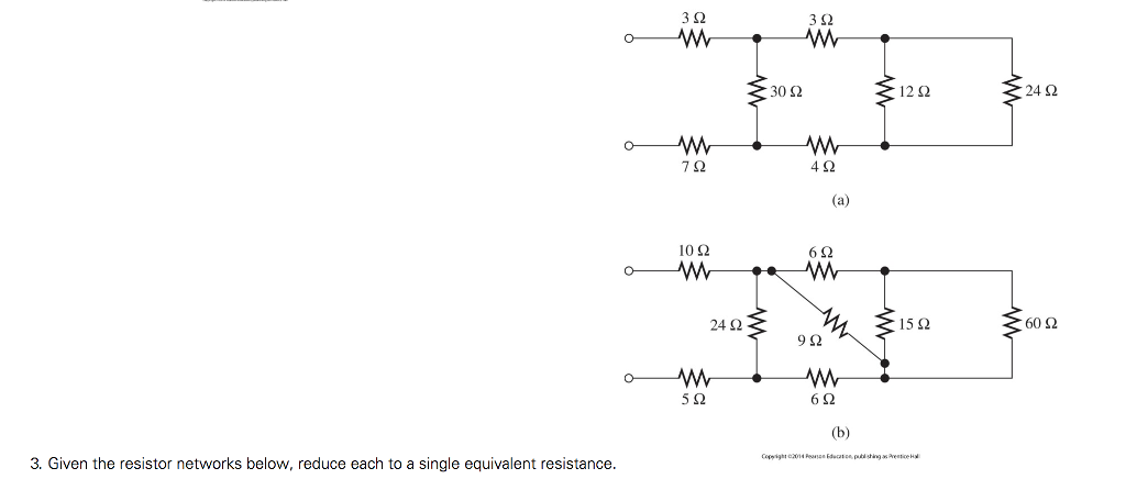 Solved Given the resistor below, reduce each to a single | Chegg.com