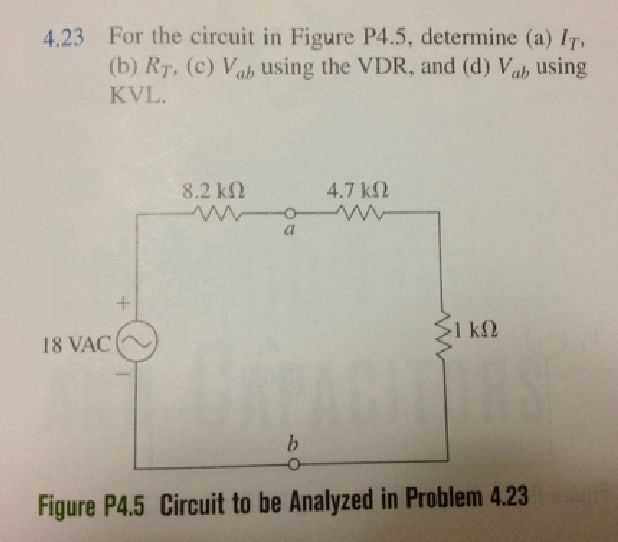 Solved For the circuit in Figure P4.5, determine (a) IT, (b) | Chegg.com