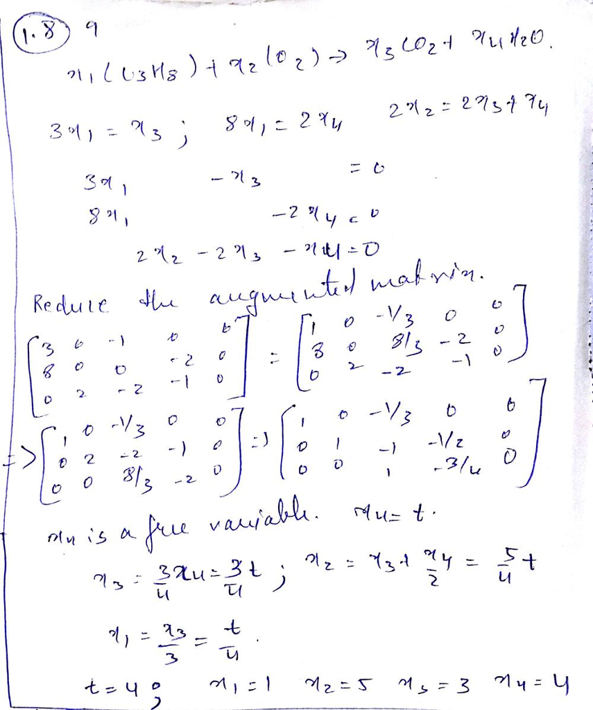 Solved Matrix Theory 2103 Please use matrix theory to | Chegg.com