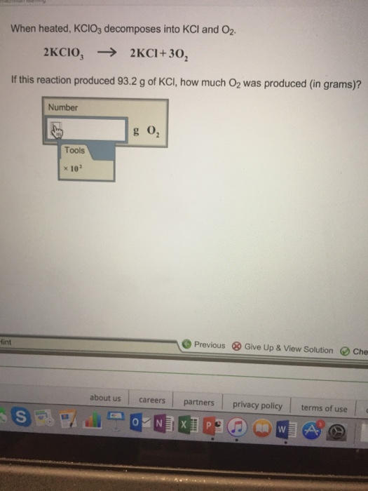 solved-when-heated-kcio-3-decomposes-into-kci-and-o-2-chegg