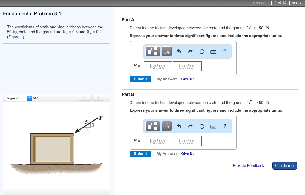 Solved « previous | 1 of 14 | next Fundamental Problem 8.1 | Chegg.com