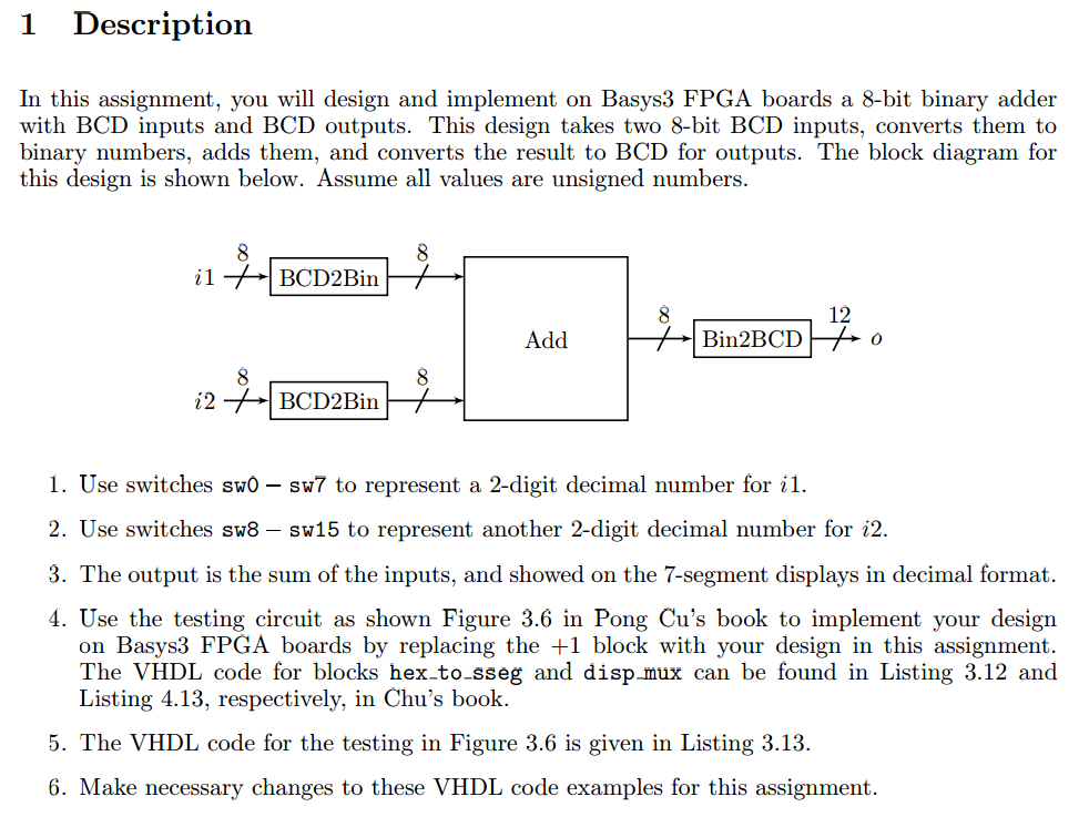 Solved In this assignment, you will design and implement on | Chegg.com