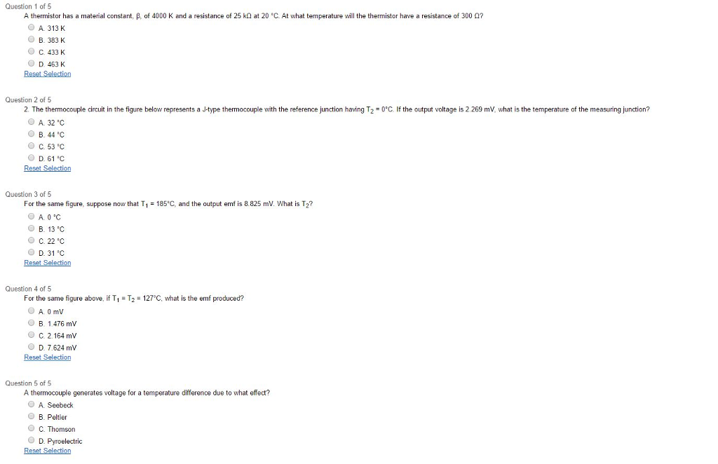 Solved A thermistor has a material constant, beta, of 4000 K