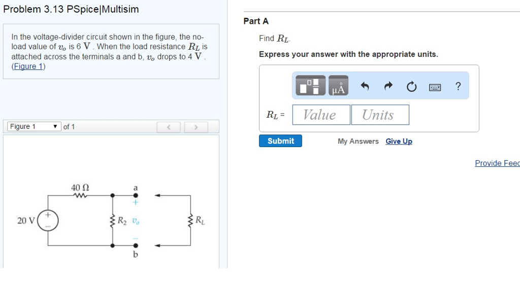 Solved In The Voltage-divider Circuit Shown In The Figure, | Chegg.com