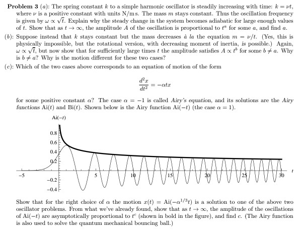 Solved Problem 3 (a): The spring constant k to a simple | Chegg.com