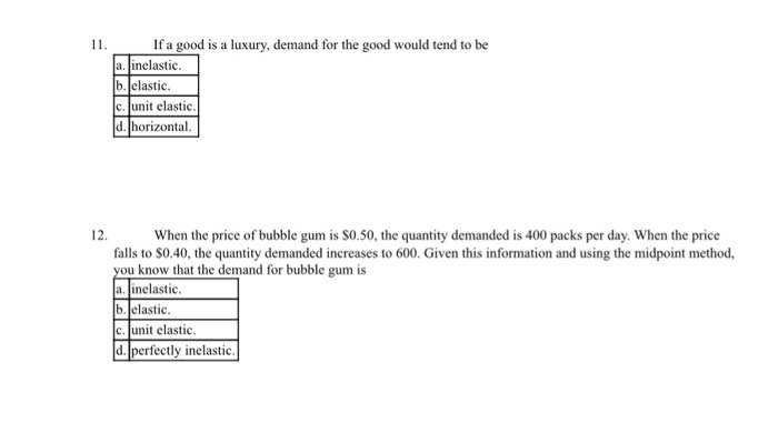Solved 1. Which of the following goods is most likely to be | Chegg.com